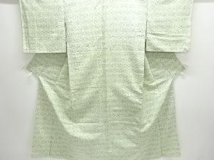 アンティーク　抽象花菱模様上代紬着物